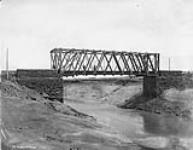 Intercolonial Railway. Missaguash Bridge/Chemin de fer Intercolonial. Pont de la riviere Missaguash 1875