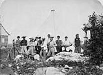 Intercolonial Railway. Surveying group/Chemin de fer Intercolonial. Groupe d'arpenteurs 1869