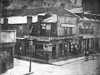 C. Larin City Express, corner of St. James and St. John Streets ca. 1860