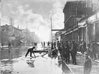 St. Bonaventure Street (now St. James Street) flood of [Montreal, P.Q.] 1886