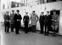 (Prince of Wales visit to Canada) H.R.H. with the Duke of Devonshire before leaving Halifax N.S. for home, Nov. 25th n.d.