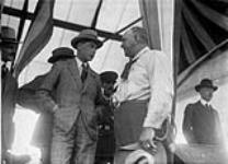(Prince of Wales' visit to Canada) H.R.H. with manager of the stampede at Saskatoon, [Sask.] Sept. 11 n.d.