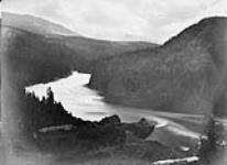 Canadian Pacific Railway Survey. Upper Skeena from right bank of Third Creek looking down/Levés du Canadien Pacifique. Vallée supérieure de la rivière Skeena. À partir de la rive droite de la troisième branche vers l'embouchure July 1879