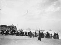 Canadians arriving at Plymouth, England, 1914 1914-1919