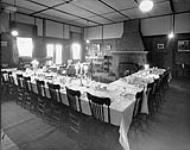 Dining Room, Officers' Mess, Camp Borden, Ont., 1917 1914-1919