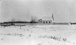 Church and Graveyard of the C. of E. Mission, Fort Vermilion, Alta Apr. 21, 1913