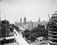 Parliament Buildings from top of Corry Building 1908