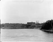 Canal Basin showing Printing Bureau, Basilica, Ottawa, Ont n.d.