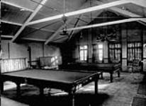 The Billiard Room, Officers' Club, Bramshott Camp, England, c. 1918 1914-1919