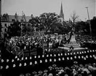 [Le Dévoilement par Lord Grey du Monument aux dils de Québec tués dans la guerre angloboër, Québec, P.Q.] [15 Août, 1905]