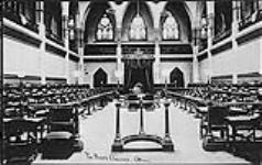 (Parliament Buildings, Ottawa Ont.) The Senate Chamber ca. 1922 - ca. 1939.