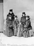 The Countess of Minto and her children, L. to R.: Violet, Lady Minto, Larry Lord Melgund, Esmond, Ruby, Eileen Feb. 1899