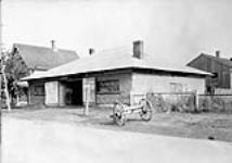 Blacksmith Shop, mud and straw construction, Sparta, Ont. July, 1925 1925