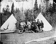 Hunting Party. Prince Arthur and friends Oct. 1869