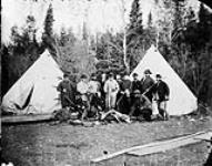 Hunting Party. Prince Arthur and friends Oct. 1869