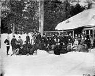 Lansdowne Skating Group at Rideau Hall Mar. 1886