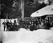 Lansdowne Skating Group at Rideau Hall Mar. 1886