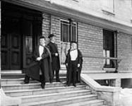 L. to R.: Dr. Shirres, Rev. Mr. W ingfield, and Mr. Heriott at Rideau Hall Mar. 1894