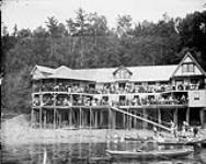 Ottawa Canoe Club House at Regatta Time Aug. 1894