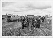 Spectators at plowing match, Val d'Or, [P.Q.] 1935 1935