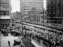 Lt. J. Thad Johnson's [funeral procession down] Rideau Street 3 July 1927
