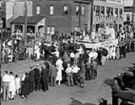 Fisheries float during the Jubilee Confederation celebration July 1927