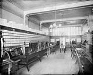Interior of Robert Masson Boot and Shoe Store (72 Sparks Street) Aug. 1895