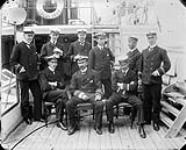 Officers of H.M.S. "Goldfinch" [between 1900-1907].