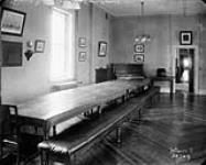 Dining room at Royal Naval College [ca. 1914].