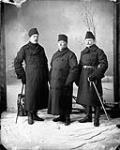 General Sir John Ross, Commander of Imperial Forces, and two officers [ca. 1893].