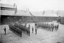 Royal Canadian Engineers on parade 1909.