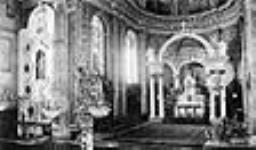 L'interieur de l'eglise de la Bonne St. Anne de Beaupre 1889