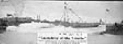 Launching of the TORONTO at the Bertram Co. Shipyard 1898