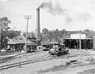 Station and car barns of P. & B. & G.P. & H. Street railway 1905