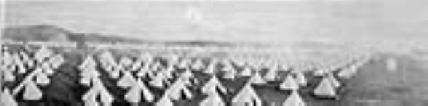 Panoramic view of East End of Grounds, Camp Valcartier, September, 1914 1914-1919