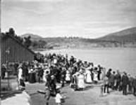 The boat coming around Kelowna Point, July 12, 1909 12 July 1909