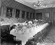 Government House, Toronto, the dining room at end of west or right side of entrance hall windows 1912