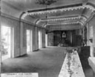 Government House, Toronto, principal reception and ballroom showing coat of arms of province of Ontario at west end 1912
