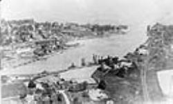 The harbour, Port Dalhousie, Ontario, taken from an aeroplane 1920