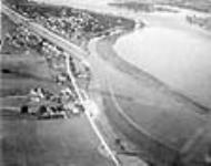 Aerial view of Cardinal, Ontario 1920