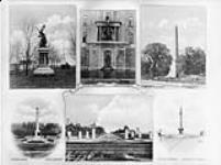 Monument Montcalm - Montcalm Monument; Groupe D'Abénaquis - Abenakis Group; Monument Wolfe & Montcalm - Wolfe & Montcalm Monument; Monument Wolfe - Wolfe Monument; Avenue Wolfe - Wolfe Avenue; Monument des Braves - Monument to the Braves ca. 1900-1925