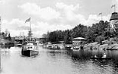 Port Sandfield from the lake, Muskoka Lakes ca. 1900-1925