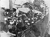 Sikhs on board the "Komagata Maru" in English Bay, Vancouver, British Columbia. 1914 1914