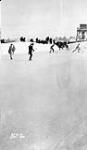 (Relief Projects - No. 15). Hockey game between Armstrong and camp teams Jan. 1934