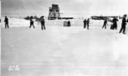 (Relief Projects - No. 15). Saturday afternoon on camp rink Jan. 1934