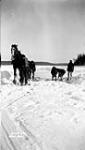(Relief Projects - No. 51). Ice cutting gang at work at camp No. 7 Feb. 1934