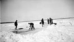 (Relief Projects - No. 51). [Ice cutting] Mar. 1934