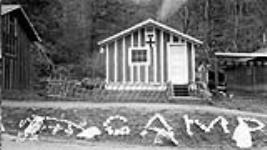 (Relief Projects - No. 76). First aid hut at camp 341 Nov. 1933