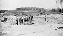 (Relief Projects - No. 91). Excavation for living quarters at Dane June 1935