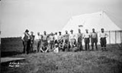(Relief Projects - No. 94). Personnel at the start of the job Aug. 1933